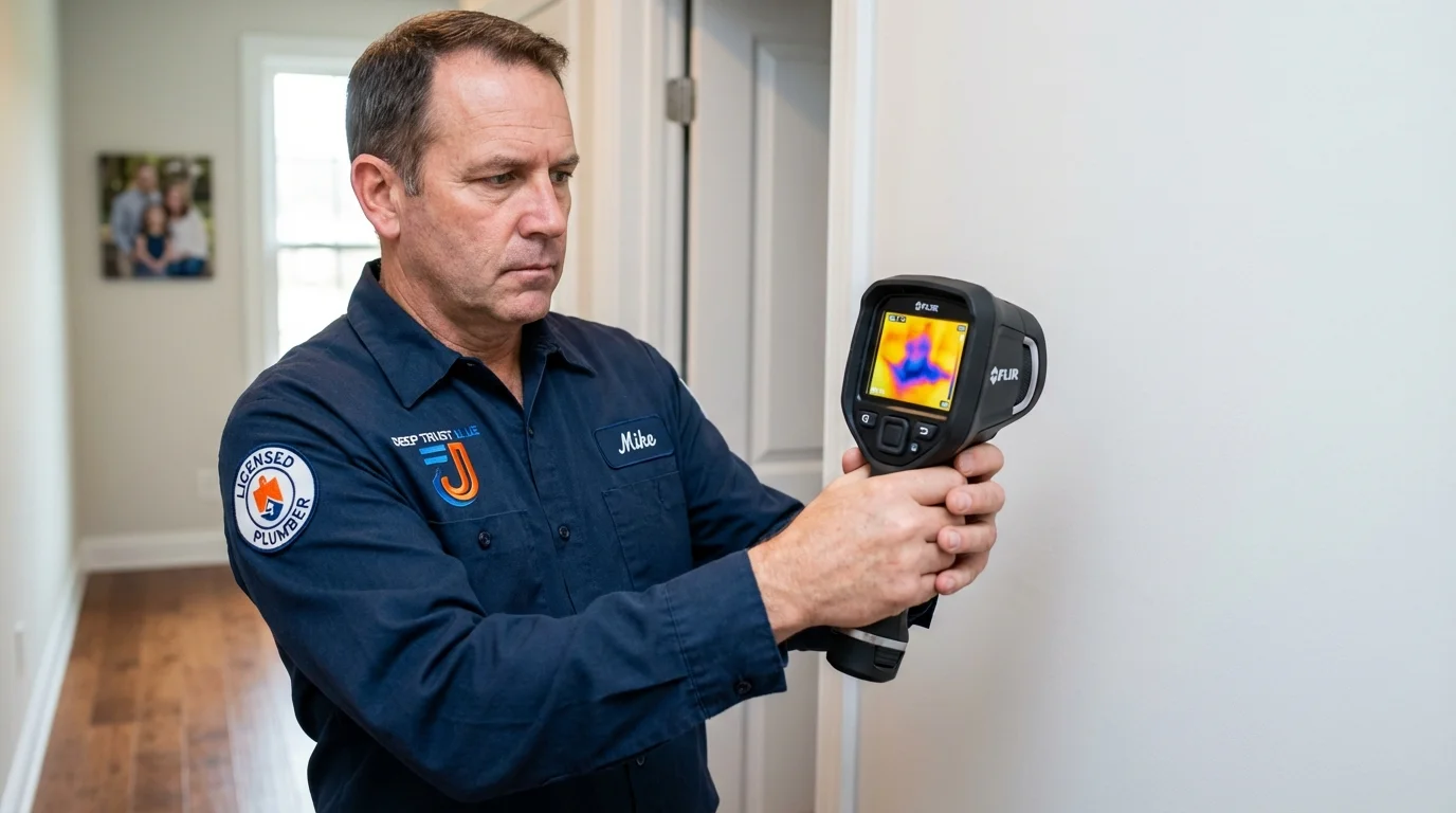 Thermal imaging leak detection by Johns Plumbing LLC in Capitol Heights